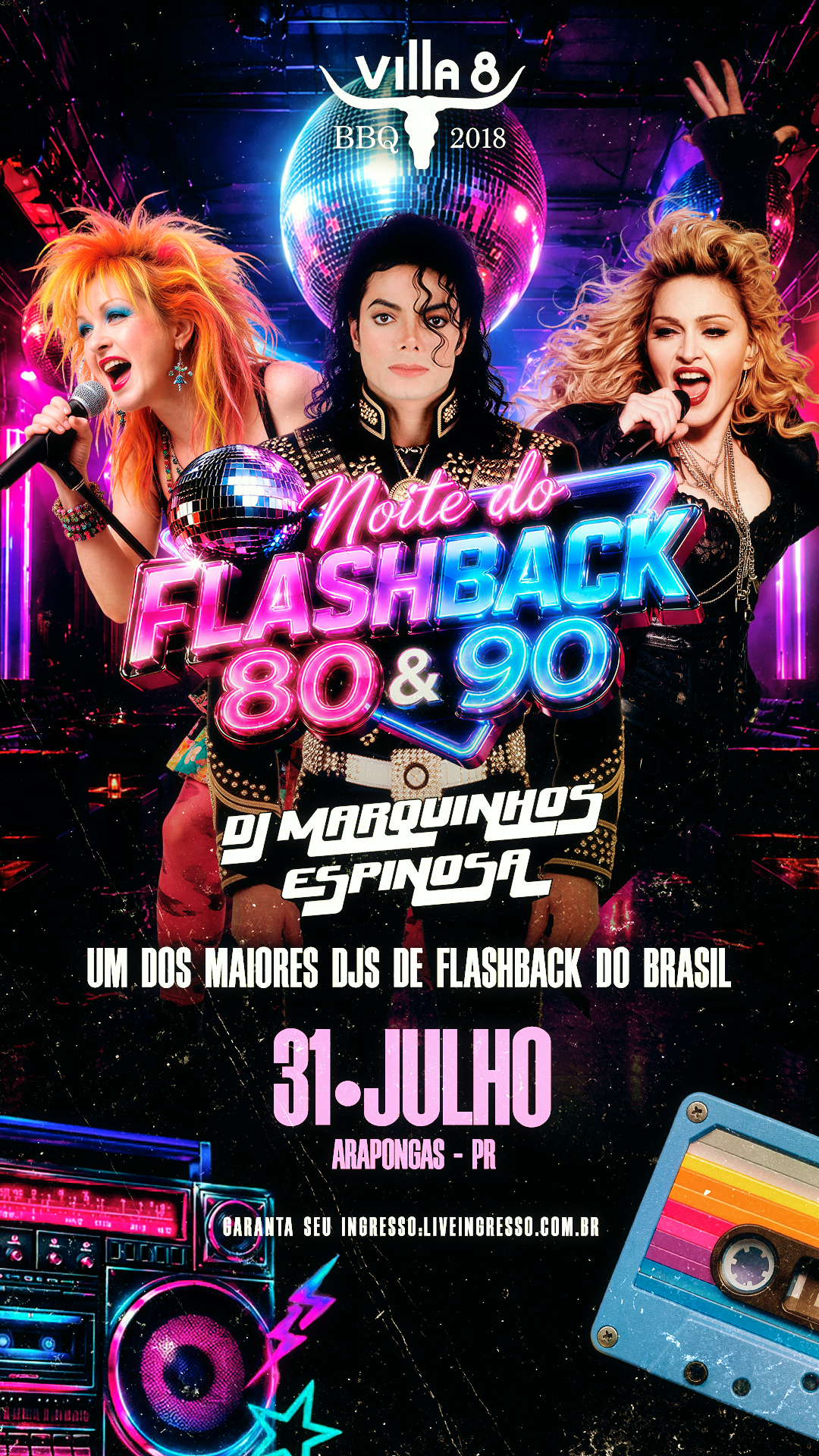 NOITE DO FLASHBACK 80 & 90 