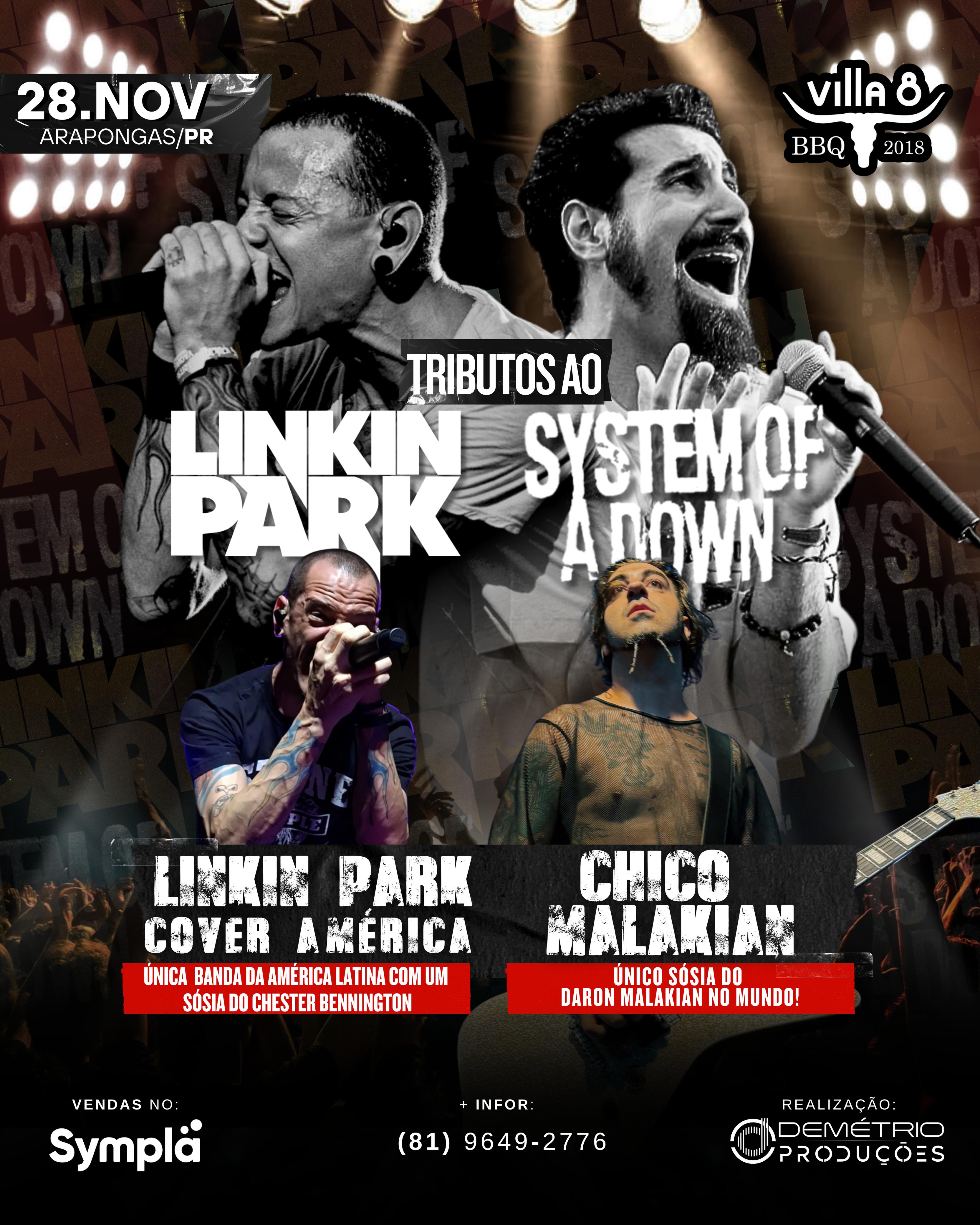 Tributo ao Linkin Park e System of a Down - Arapongas/PR