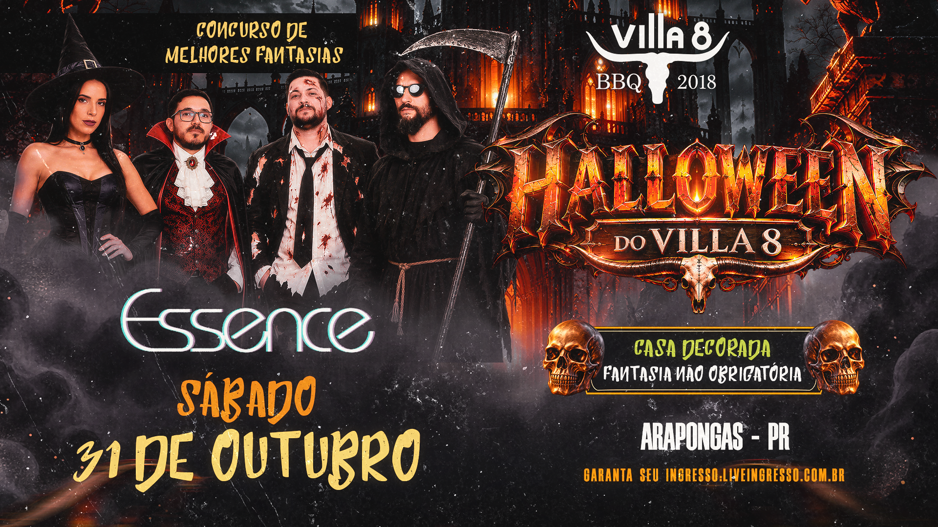 HALLOWEEN DO VILLA BANDA ESSENCE