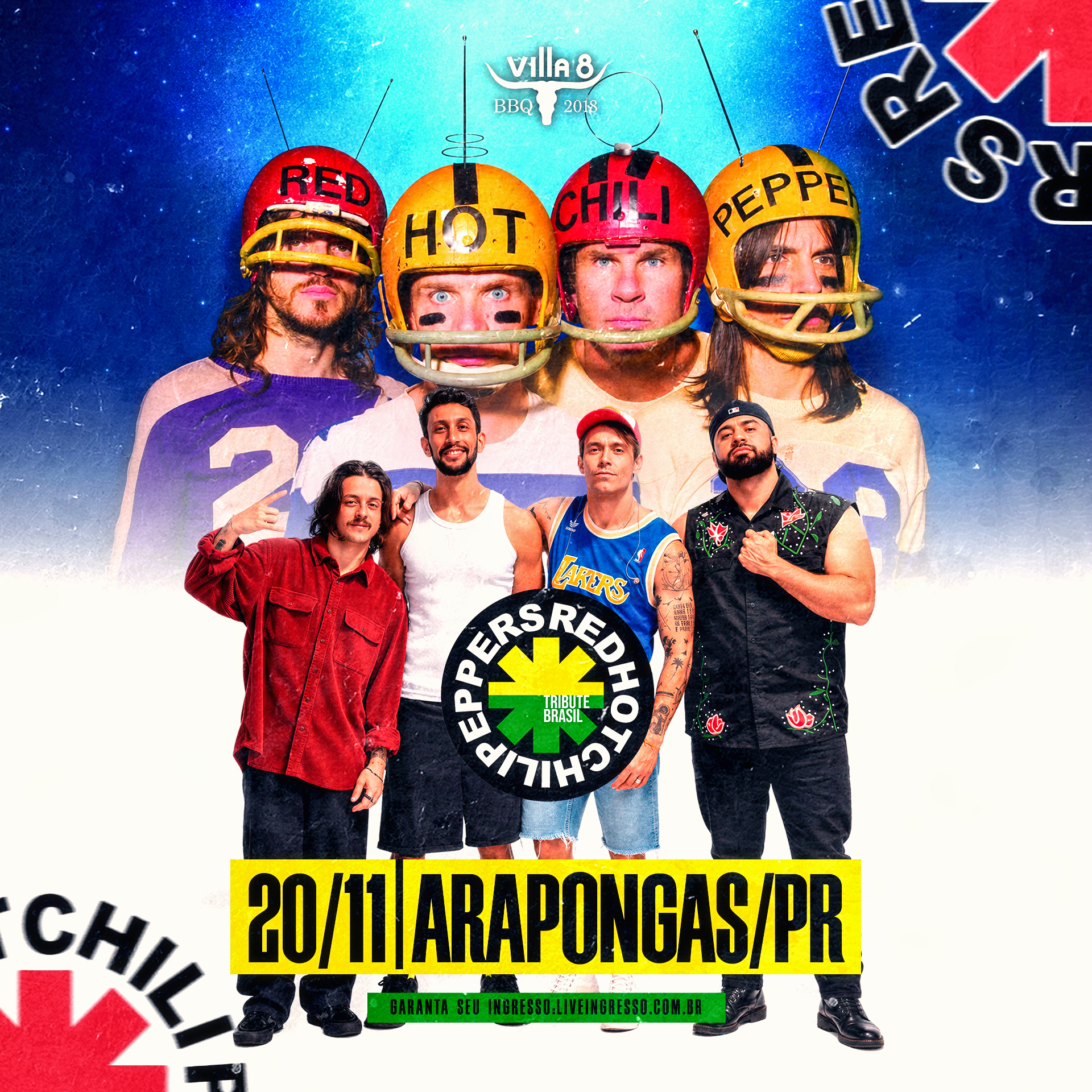 RED HOT CHILI PEPERS TRIBUTE BRASIL