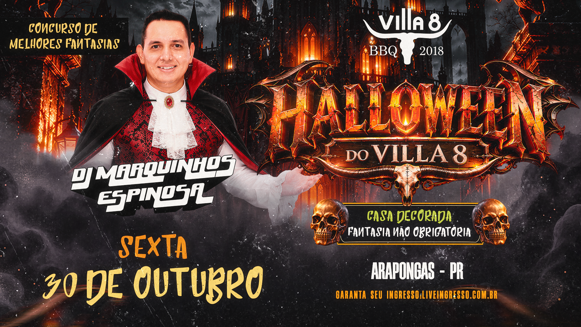 HALLOWEEN DO VILLA DJ MARQUINHOS ESPINOSA