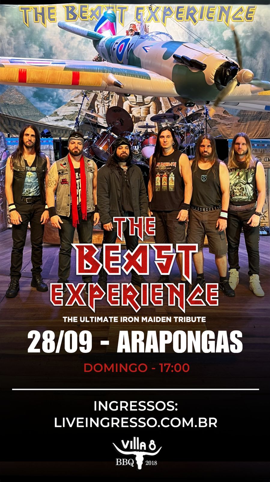 THE BEAST EXPERIENCE - O MAIOR COVER DE IRON MAIDEN DO MUNDO!